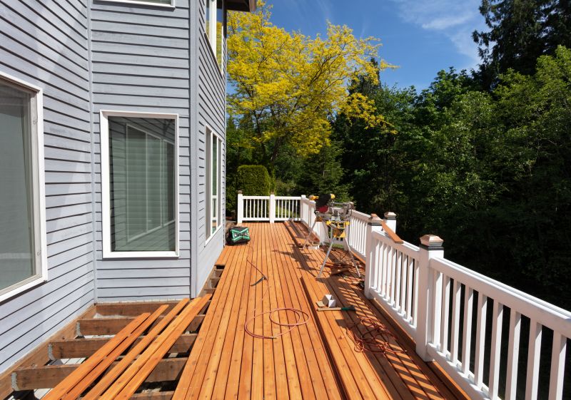 Redwood Deck Installation